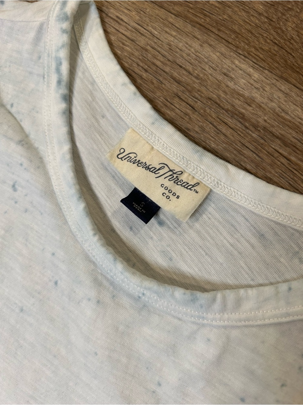 Universal Thread Light Blue Speckled Tank Top - Picture 3 of 4